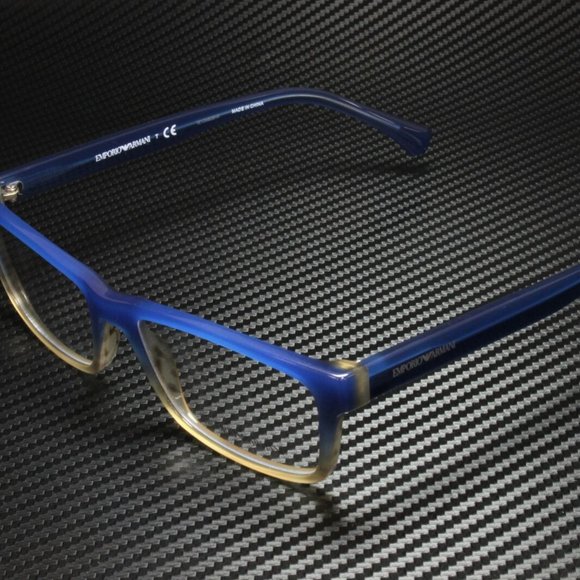 Emporio Armani Men's Striped Blue Eyeglasses! - Picture 1 of 4